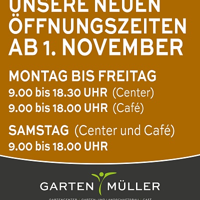 oeffnungszeiten november neu